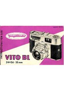 Voigtlander Vito BL manual. Camera Instructions.